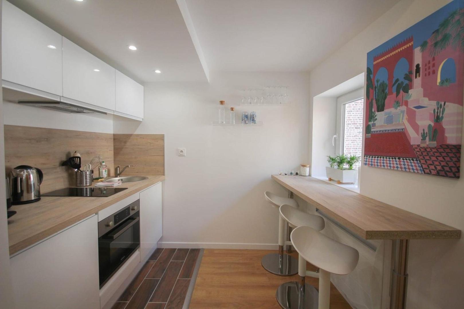 Bright, Fully-Equipped Apartment In Central Lille Bagian luar foto